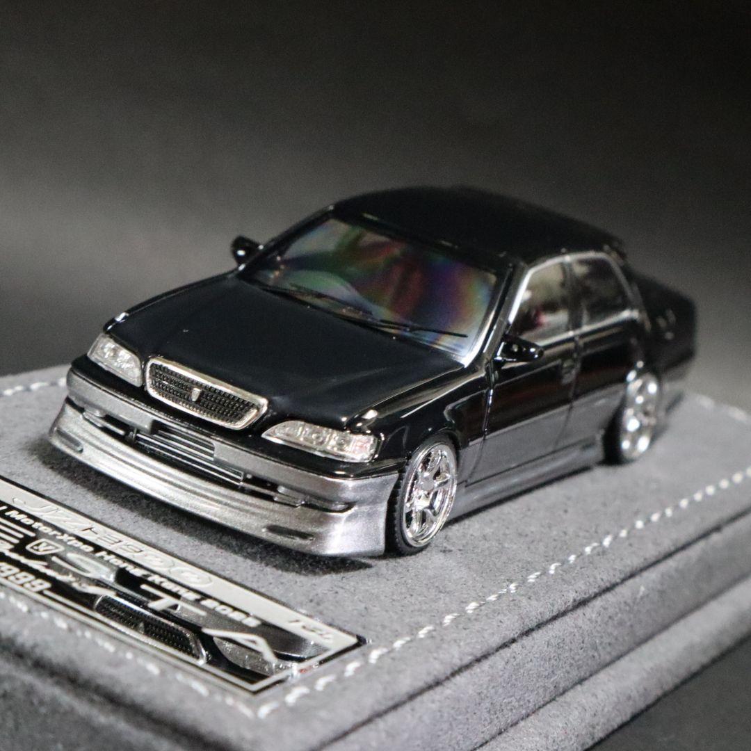 Mortal 1/64 トヨタ クレスタ 黒銀 JZX100 限定 エンジン再現