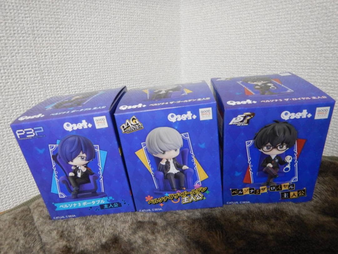 【 ３体セット・Qset+ P3P主人公+P4G主人公 +P5R主人公]