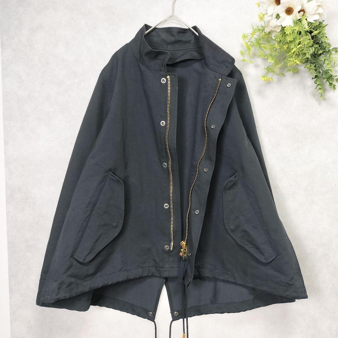 ア*ト様 ザリラクス ボアライナー付き 3way ショートモッズコート ブラック