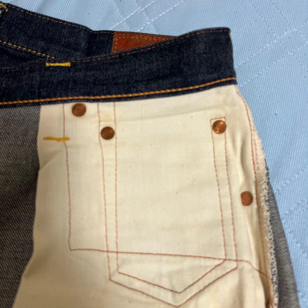 EVISU エヴィス No.2 2001グレー大黒 ビックカモメ 32×35濃紺