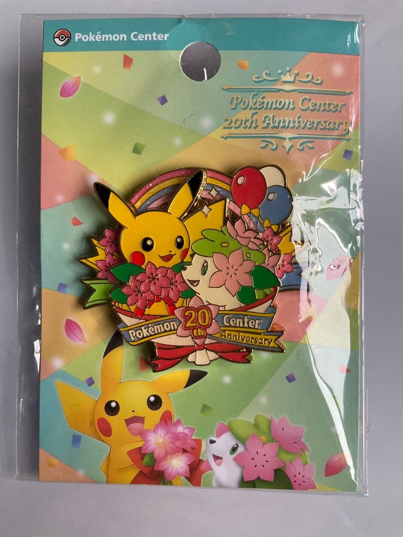 ポケモンセンター 20周年記念ピンバッチ ピンズ　ピカチュウ　シェイミ