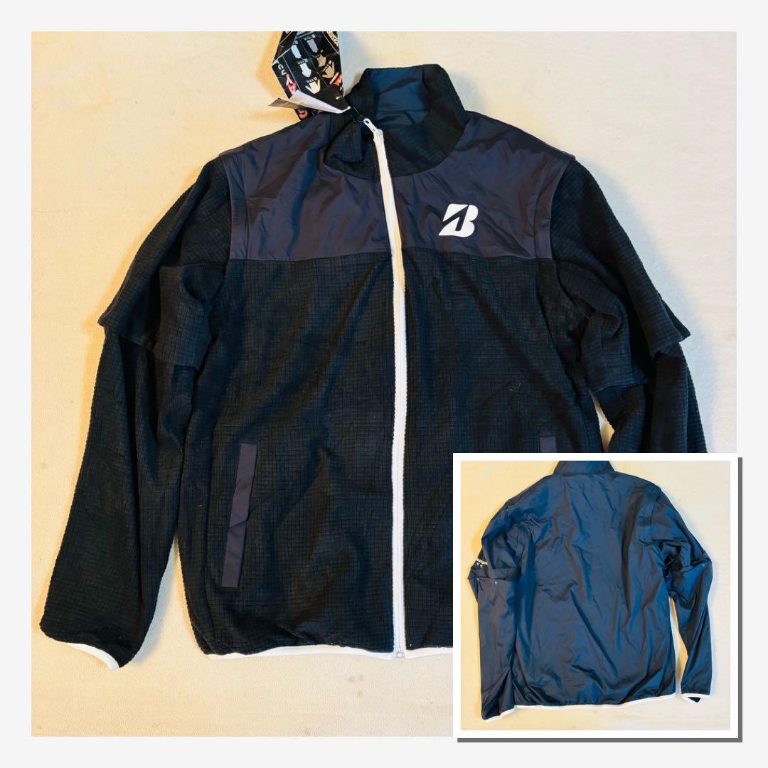 新品 ブリヂストンゴルフ 6WAY防風リバーシブルブルゾンL