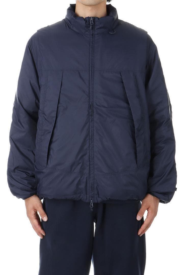 ジャケット・アウター TECH 2WAY FIELD INNER DOWN JACKET NAVY