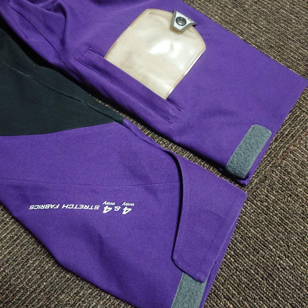 送料無料【GOLDWIN】紫×黒×白スキージャケット M