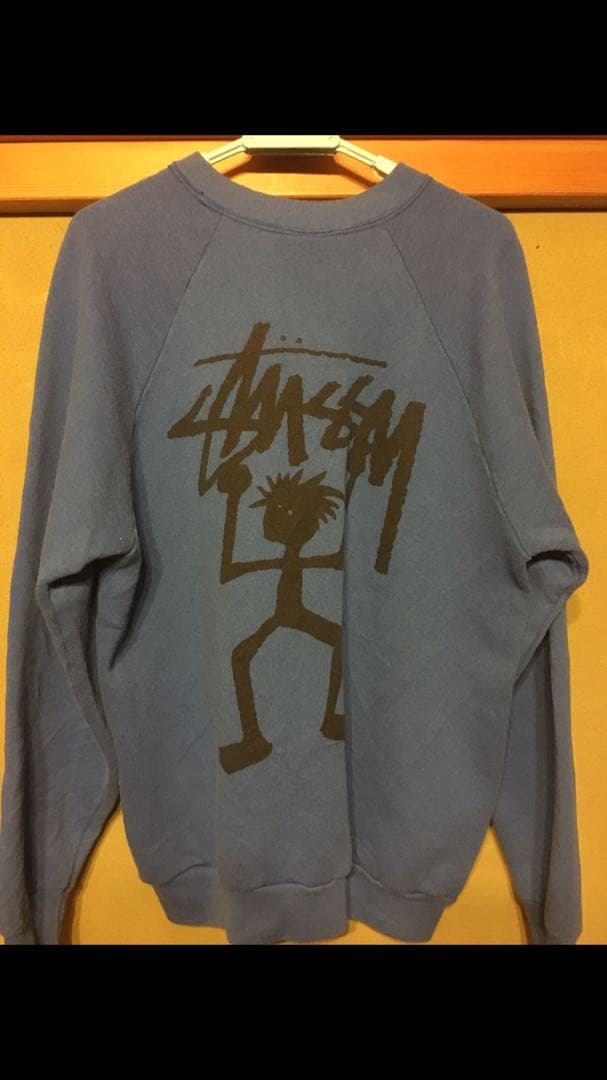 女性の方おすすめ！80s old stussy シャドーマン スウェット