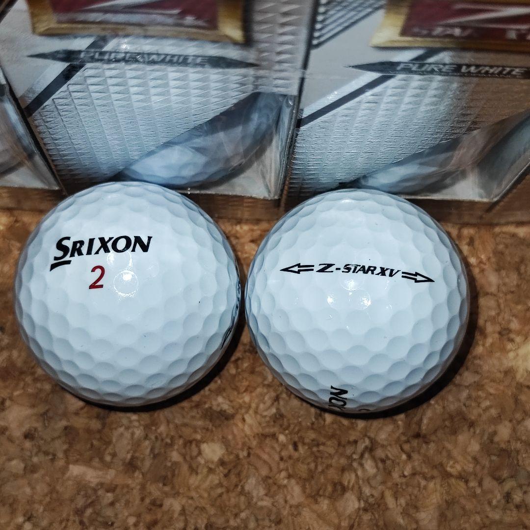 スリクソン Z-STAR XV 2ダース ゴルフボール 白