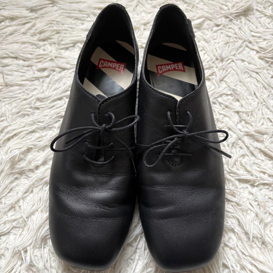 【極美品】CAMPER カンペール　カシマイラ　フラットシューズ　38 ブラック