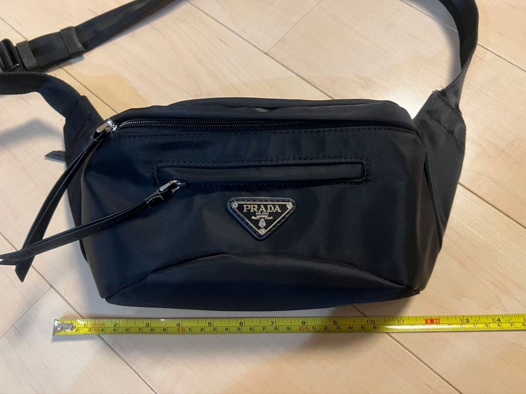【未使用品】プラダ ナイロン ウエストバッグ