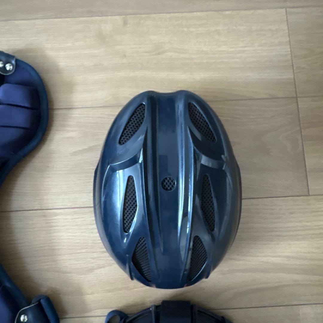 が*わ様 軟式キャッチャー防具一式　ネイビー