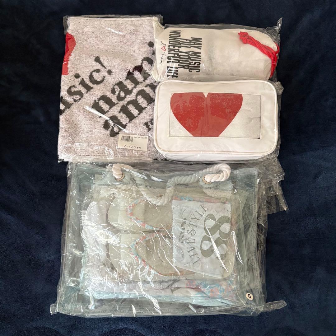 【新品未開封】安室奈美恵 88 ビーチセット ラウンドタオル フェイスタオル