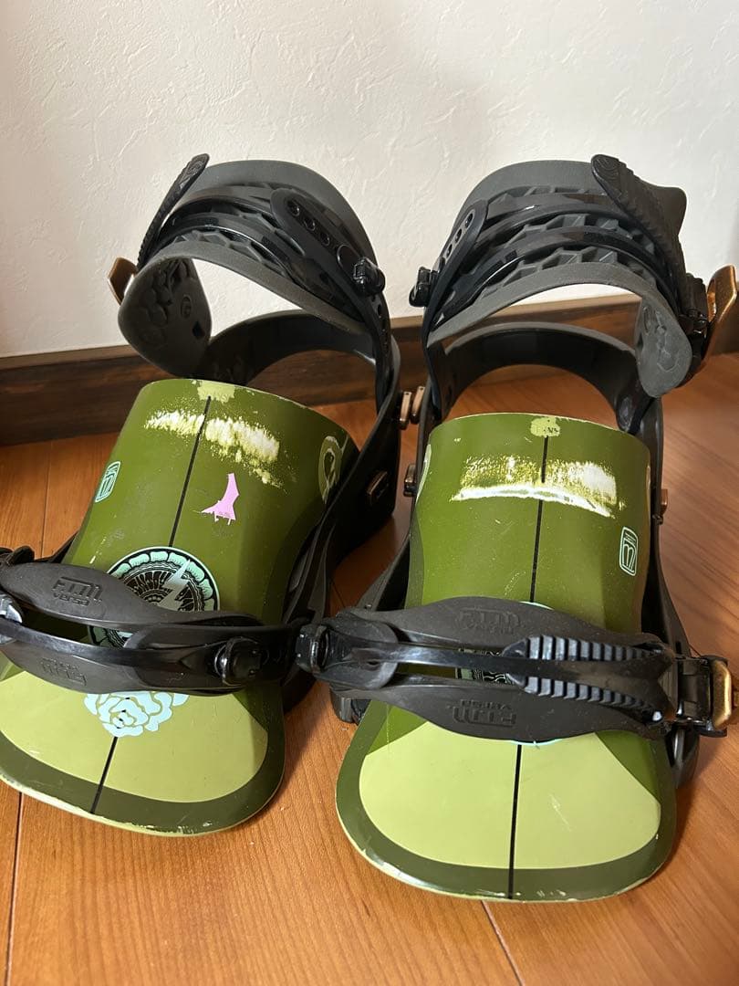 FLUX スノーボード ビンディング オリーブグリーン