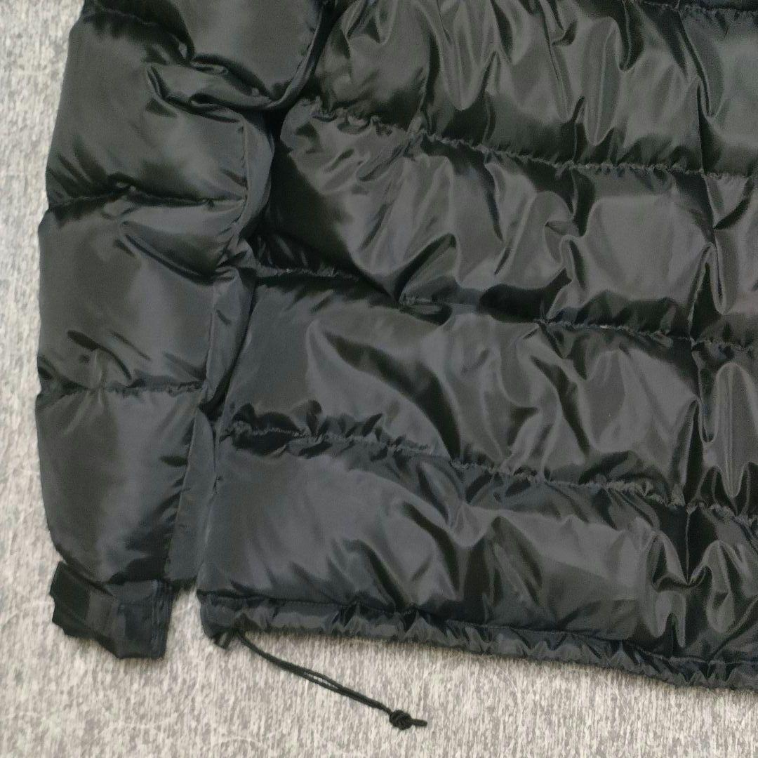 入手困難 大きいサイズ NIKE ダウンジャケット ロゴ 刺繍 リバーシブル 黒