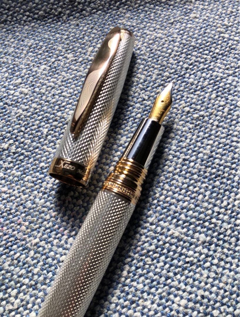 Xezo ジーゾ マエストロ スターリングシルバー スワロフスキー 万年筆
