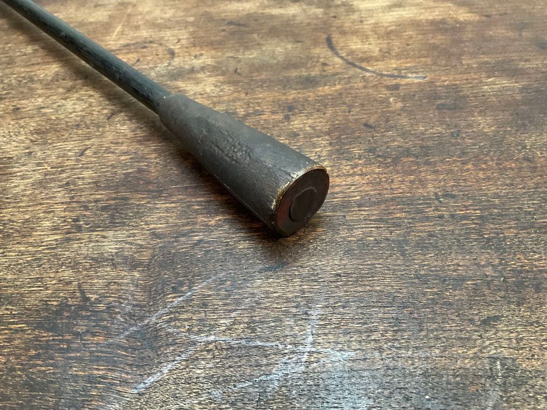 李朝　匙　柄杓　民藝　仏教美術　長さ約60cm