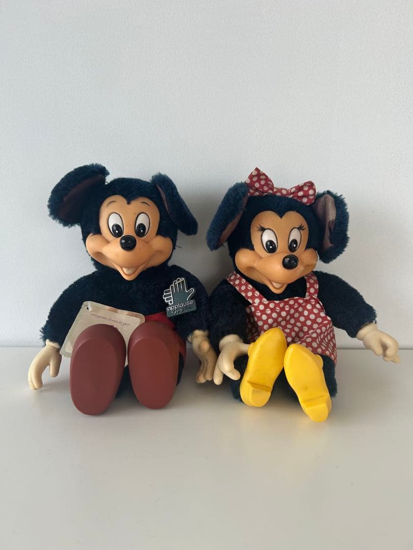 applause社製ミッキーマウス　ミニーマウス　オールドミッキー　1980年代