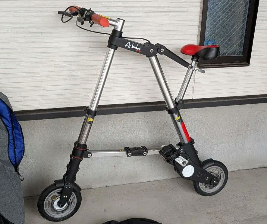 A-bike city (正規品) 前後エアタイヤ 持ち運びリュック・バック付き