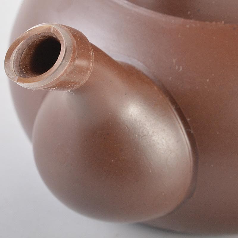 煎茶道具　萬古焼　伊藤実山作　急須　茶壷　共箱　C　R7256