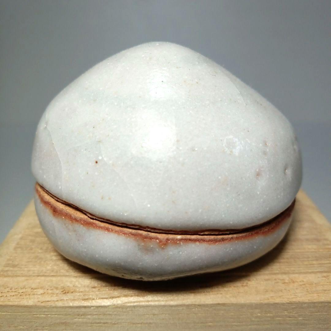 茶道具 志野 香合 藤原 一門