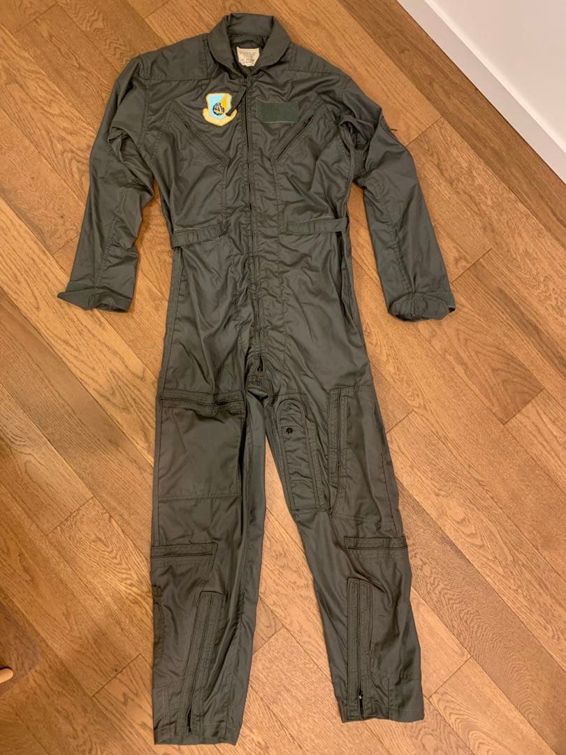 75年製実物米軍 USAF CWU-27/P フライトスーツ 太平洋空軍パッチ付