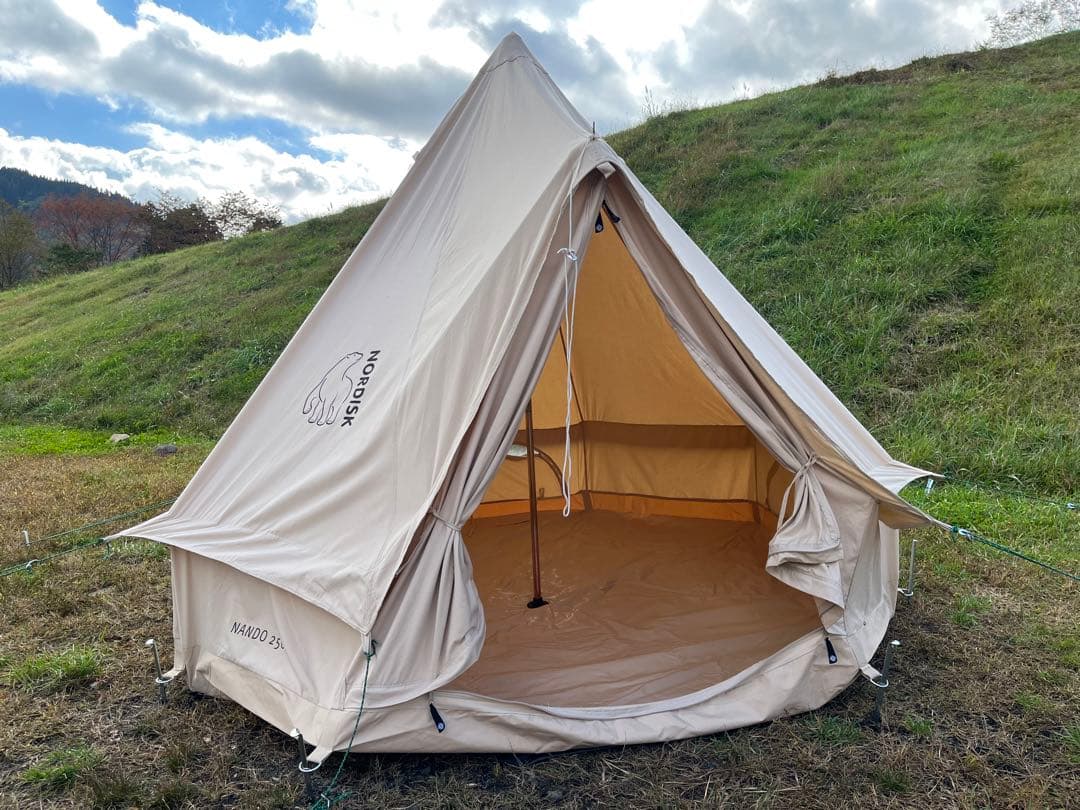 NORDISKテント旧ロゴNANDO250コットンノルディスクナンド