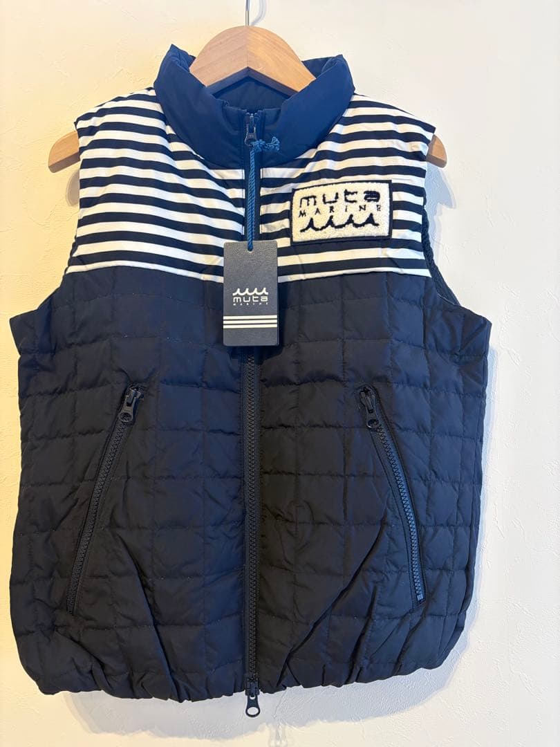 新品タグ付きmuta ムータ　ダウン　ベスト ゴルフM 定価30,800円