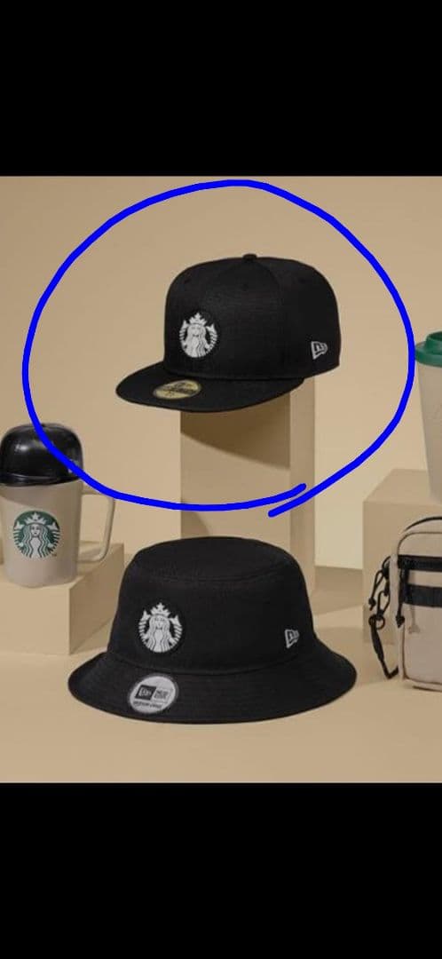 Starbucks×NEWERA　ベースボールキャップ　プロフお読み下さい