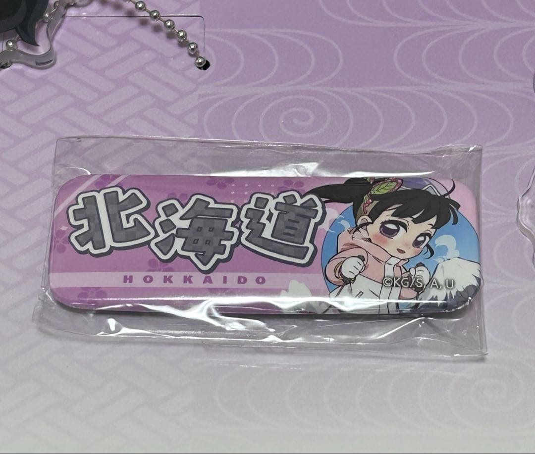 鬼滅の刃　 全集中展 　アクリルチャーム 缶バッジ　栗花落カナヲ