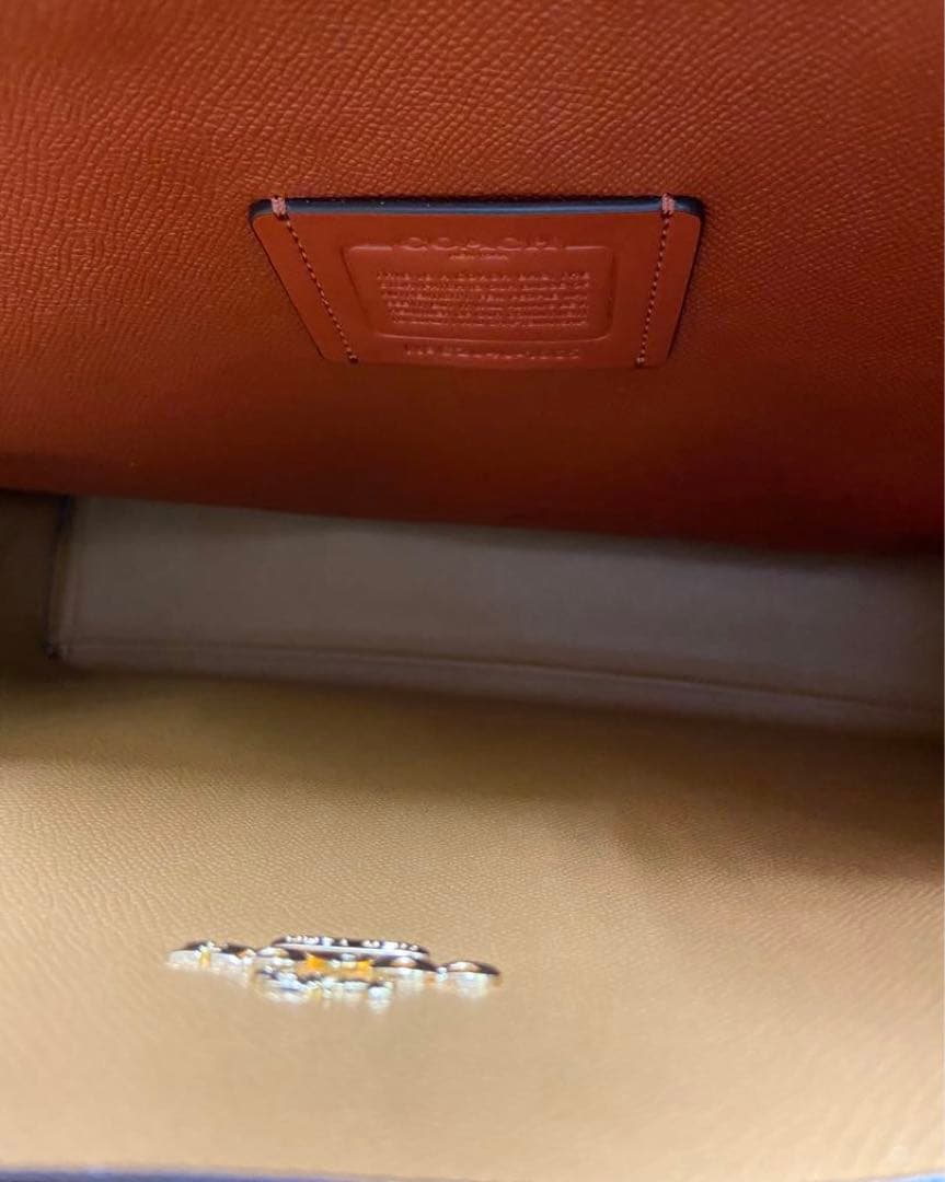 【美品】COACH トートバッグ シグネチャー ベージュ