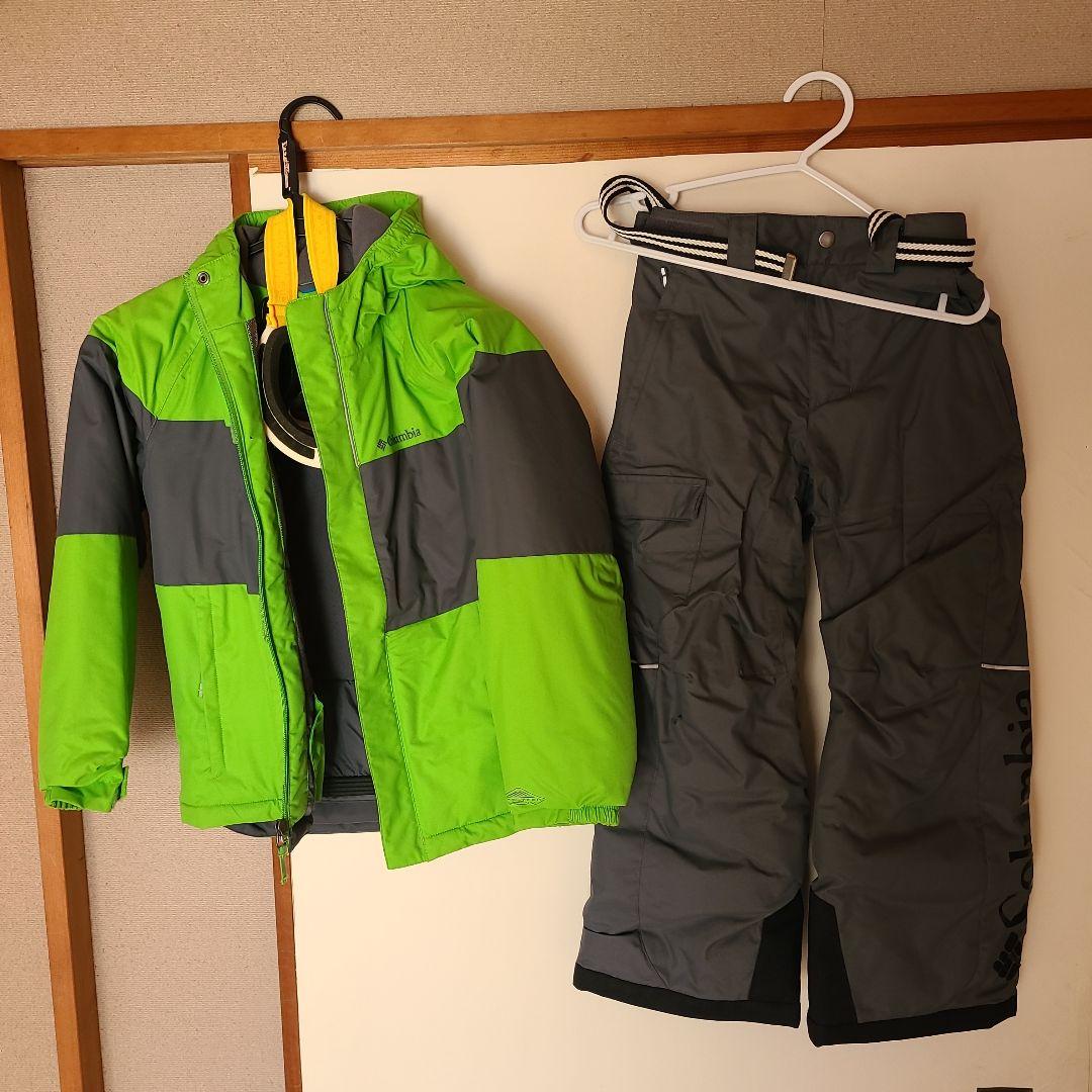 コロンビア スノーボードウェアー 上下、ゴーグルおまけ