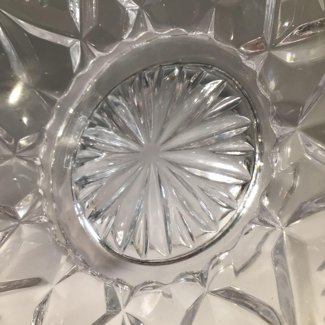 Ｐ４４８　水指　『清昌堂造』『江戸切子』『ガラス水指』『義山鉢』　紙箱　茶道具