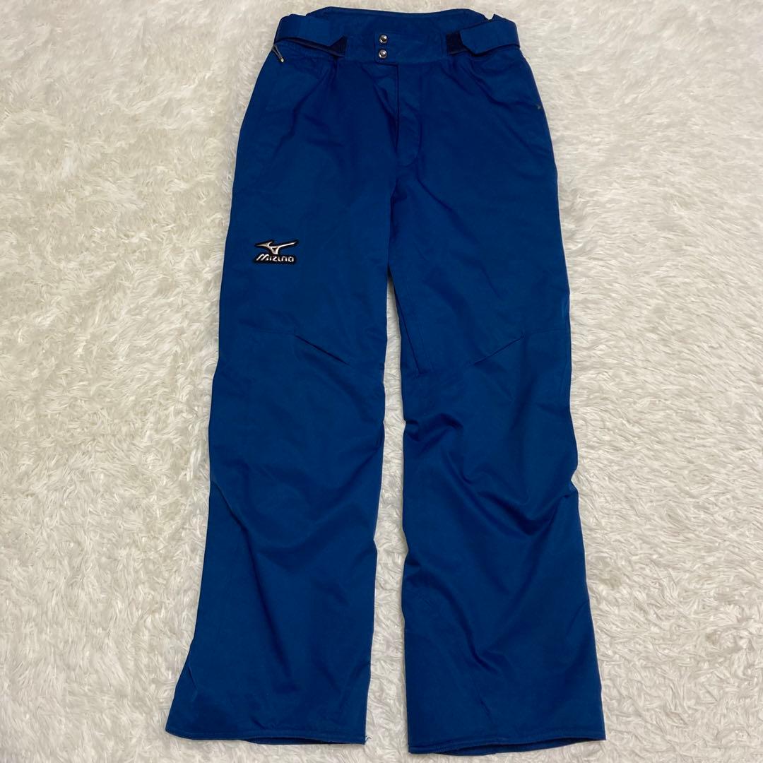 MIZUNO ミズノ スキーウェア 上下セット ブレスサーモ ブルー L