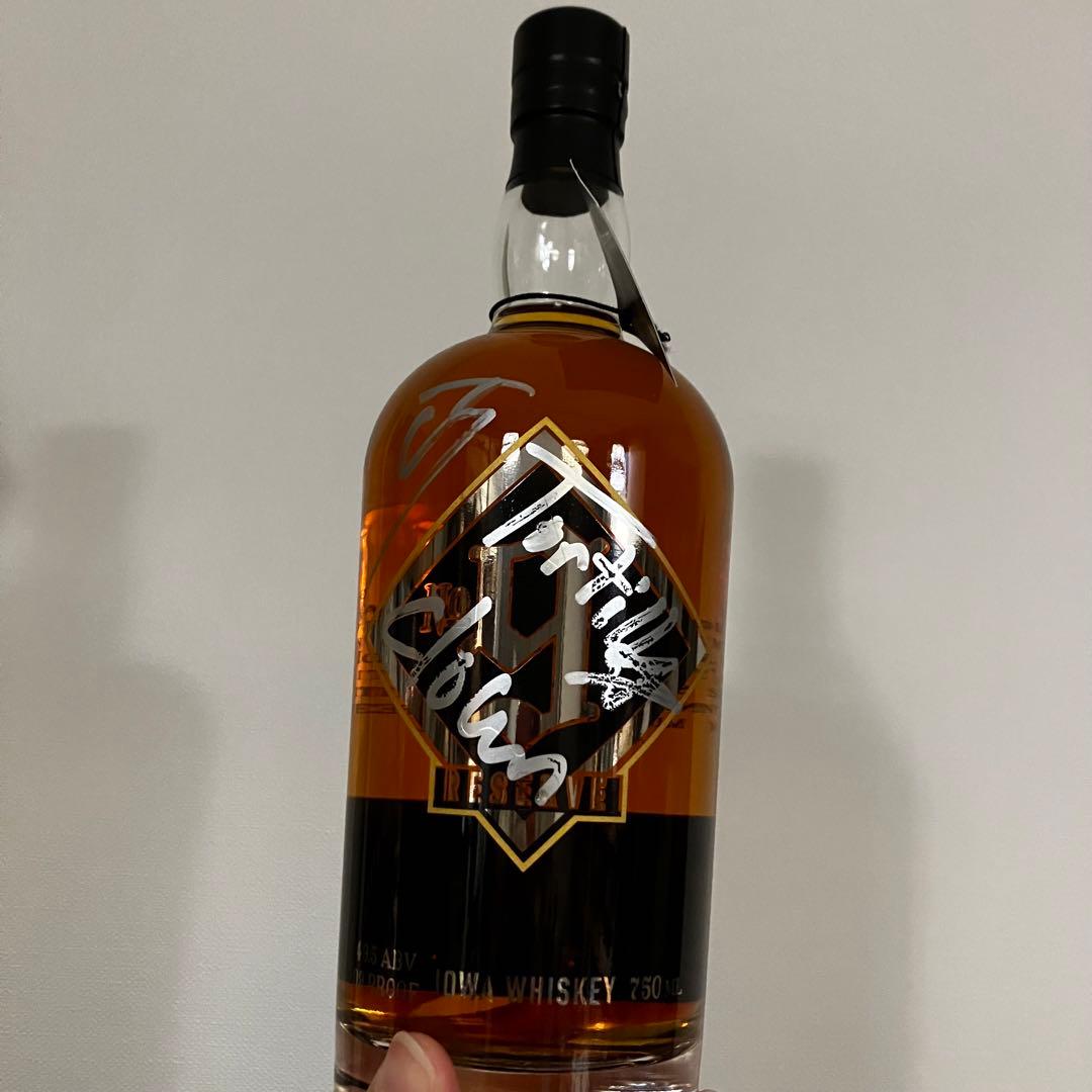 スリップノット　サイン入り　ウイスキー　ラスト1本　アイオワウイスキーno.9