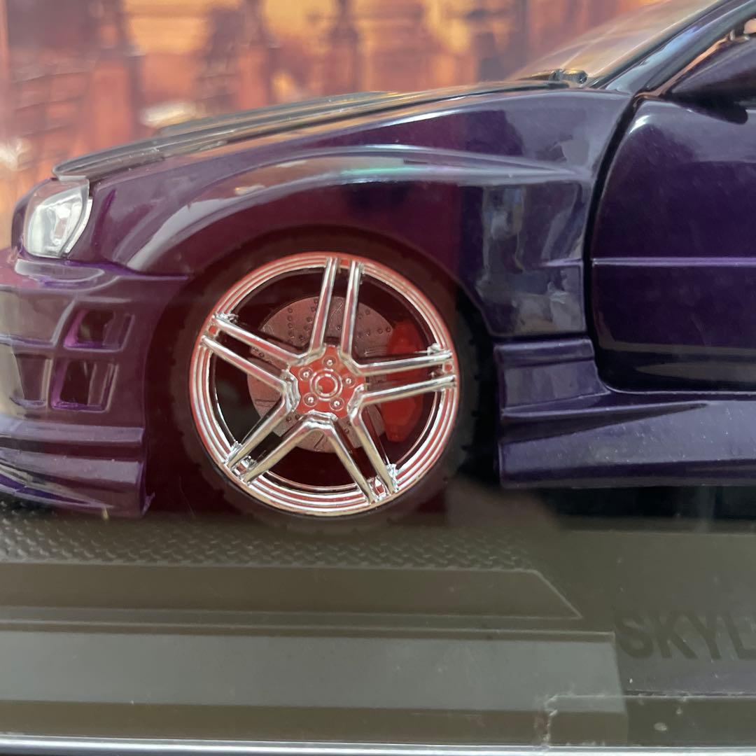 【ケース付き】NISSAN SKYLINE GTR(R34)ミニカー