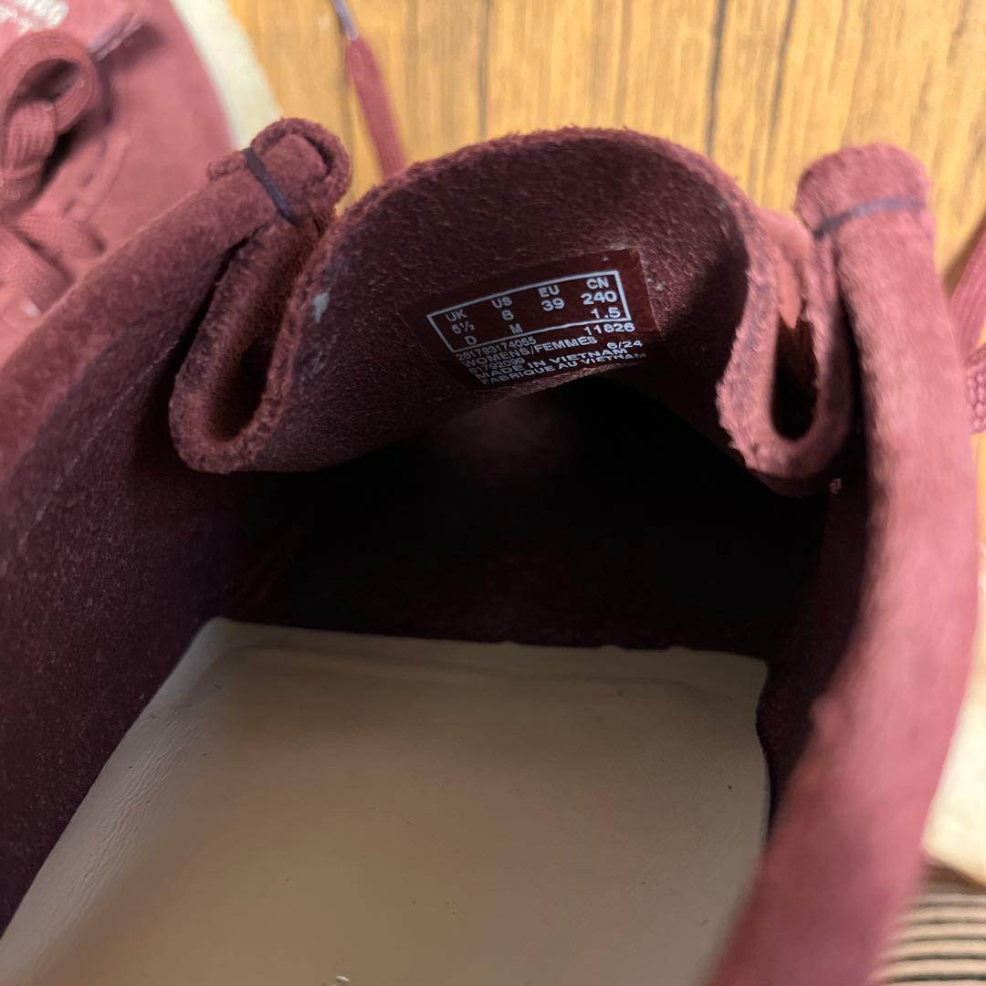 新品未使用品Clarks Originals Wallabeeブラウン 24㎝