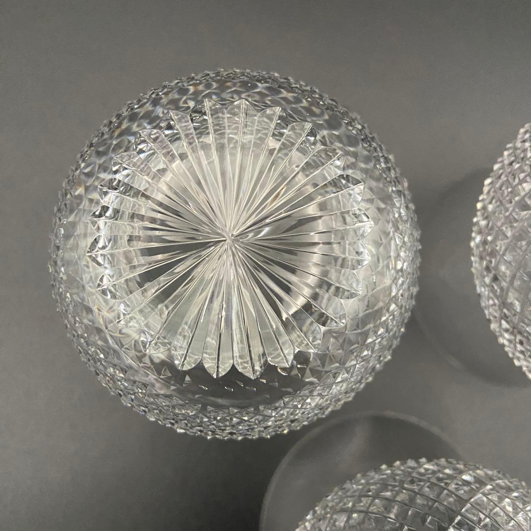 エジンバラ クリスタル アザミグラス 3客 ショットグラス ウィスキー 日本酒