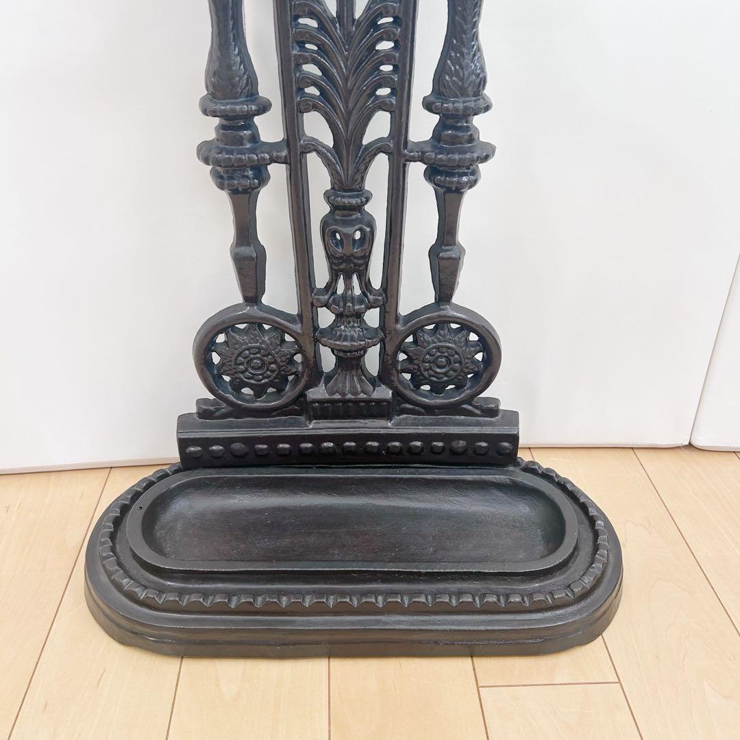 アンティーク 傘立て　ダークブラウン アンブレラスタンド アイアン　ヨーロピアン