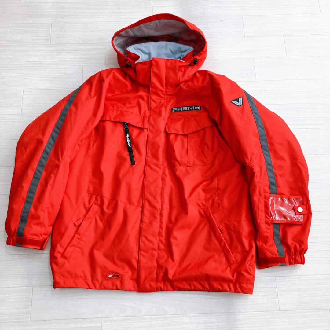 【美品】　フェニックス　スキースノーボードウエア上下セットレッドグレーメンズ