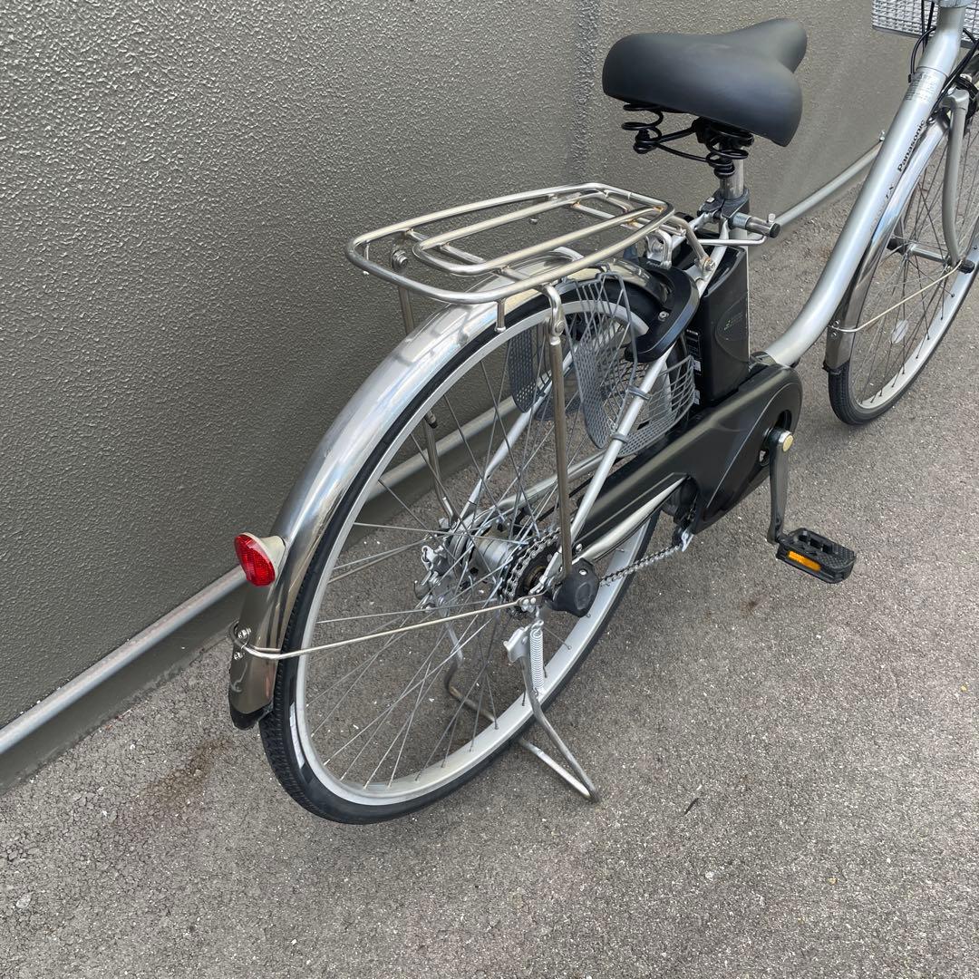 パナソニック電動アシスト自転車26インチシルバー