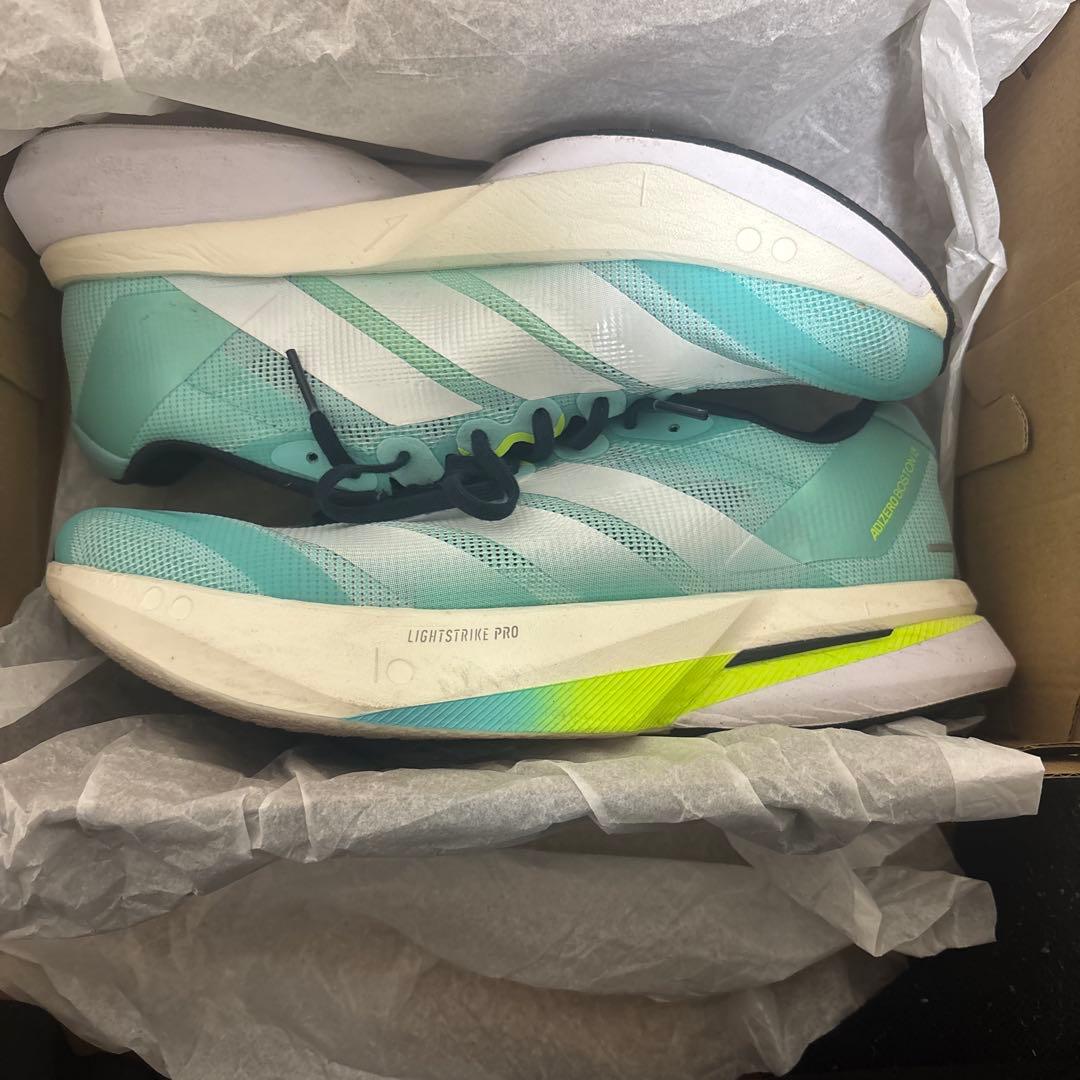 美品10キロ未満adidas アディゼロ ボストン13 25.5センチ