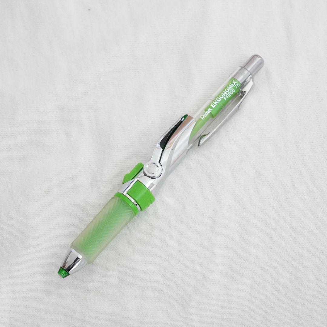 ぺんてる エルゴノミックス　ウィンググリップ グリーン 透明 限定