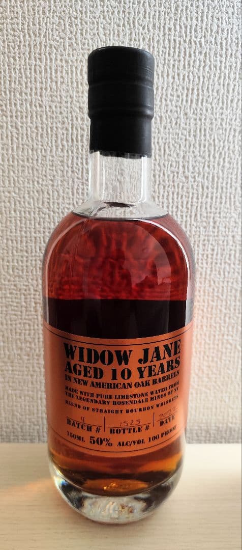 【日本未入荷】WIDOW JANE 10年 NYバーボン 10周年記念 50度