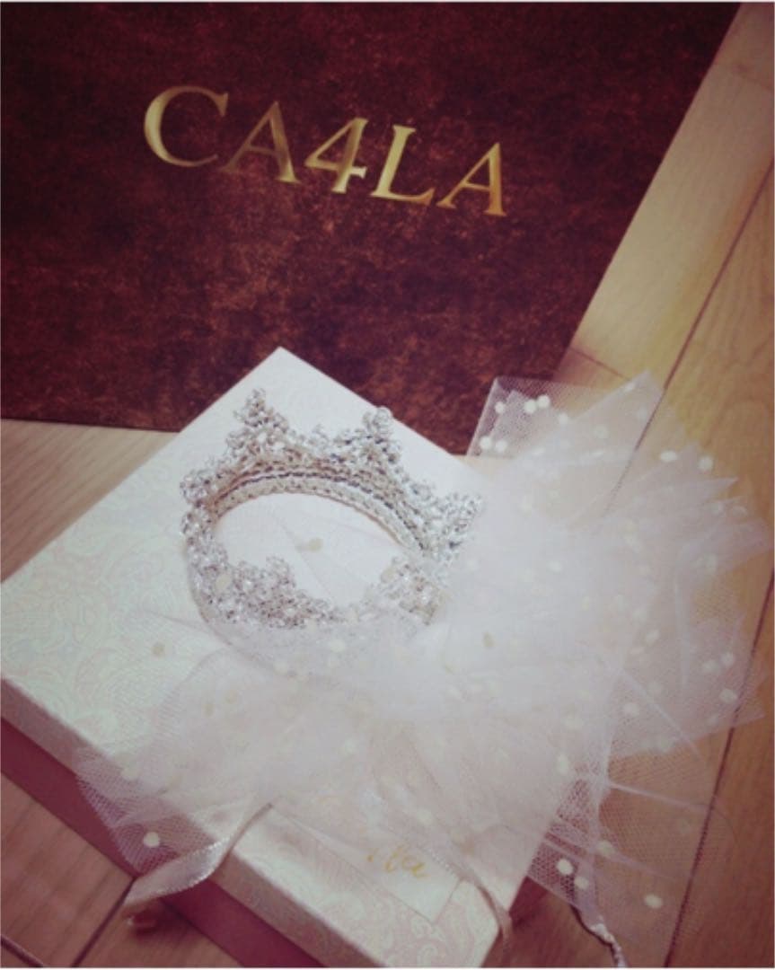 ca4la bridal ヘッドドレス シルバーティアラ