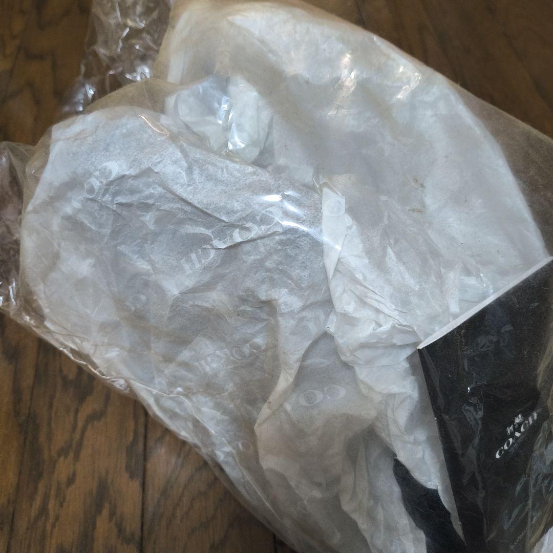 新品☆難あり COACH コーチ ブラック レインブーツ 長靴 レインシューズ