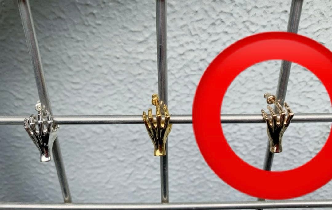 hazama 惹きずりこまれる運命のピアス　ピンクゴールド