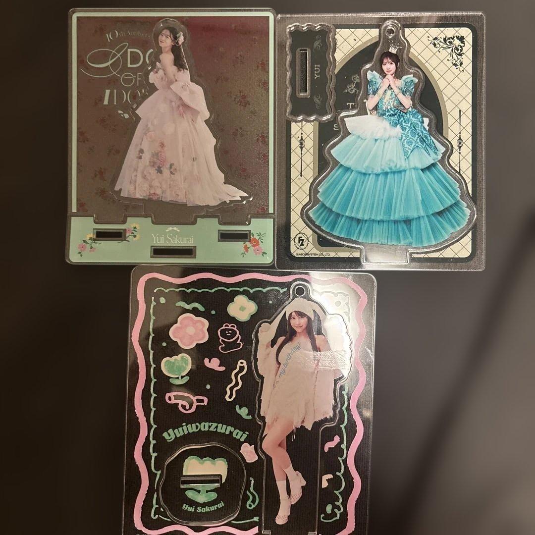 FRUITS ZIPPER 櫻井優衣 推しアピパーカー アクリルスタンドセット