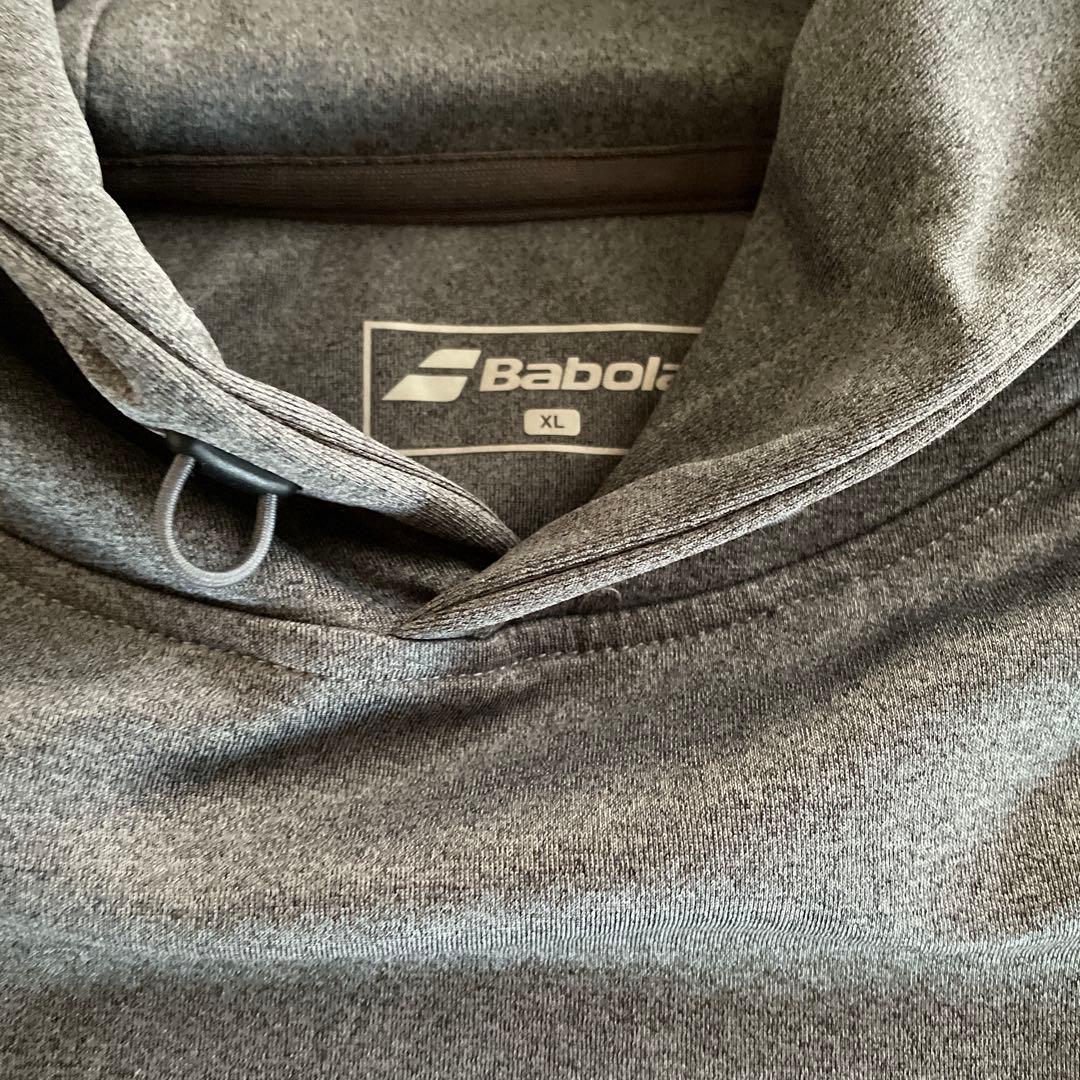 Babolat フード付きスウェットシャツ XL グレー