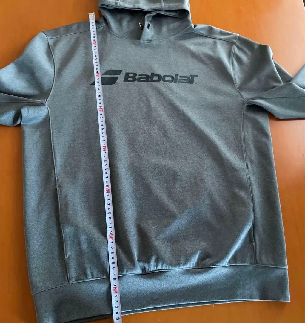Babolat フード付きスウェットシャツ XL グレー