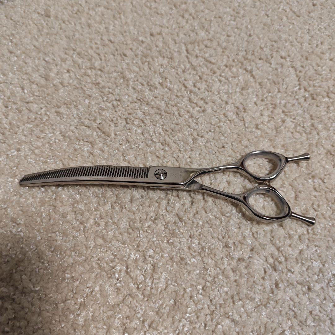PCK カーブせニングシザー　7インチ　トリミングシザー