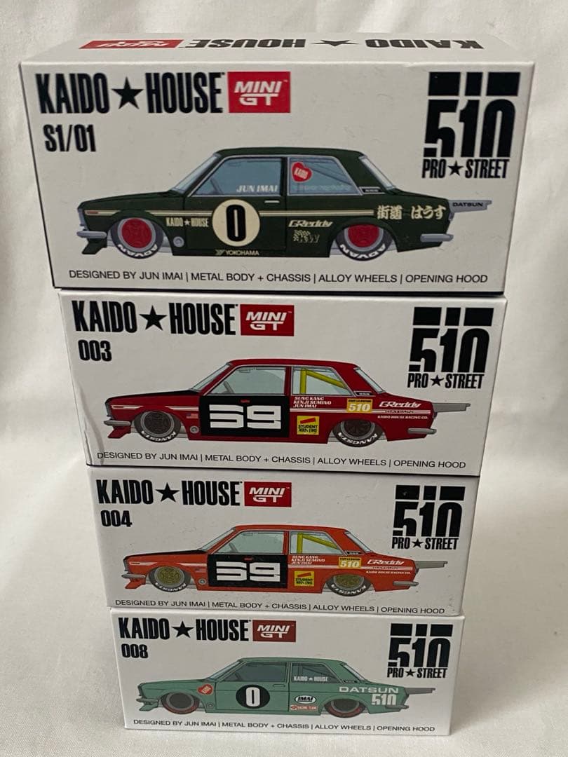 KAIDO HOUSE 510 ミニカー 4台セット