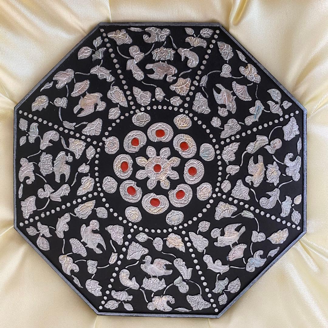 呉竹精昇堂 高級墨 千壽墨 螺鈿飾箱